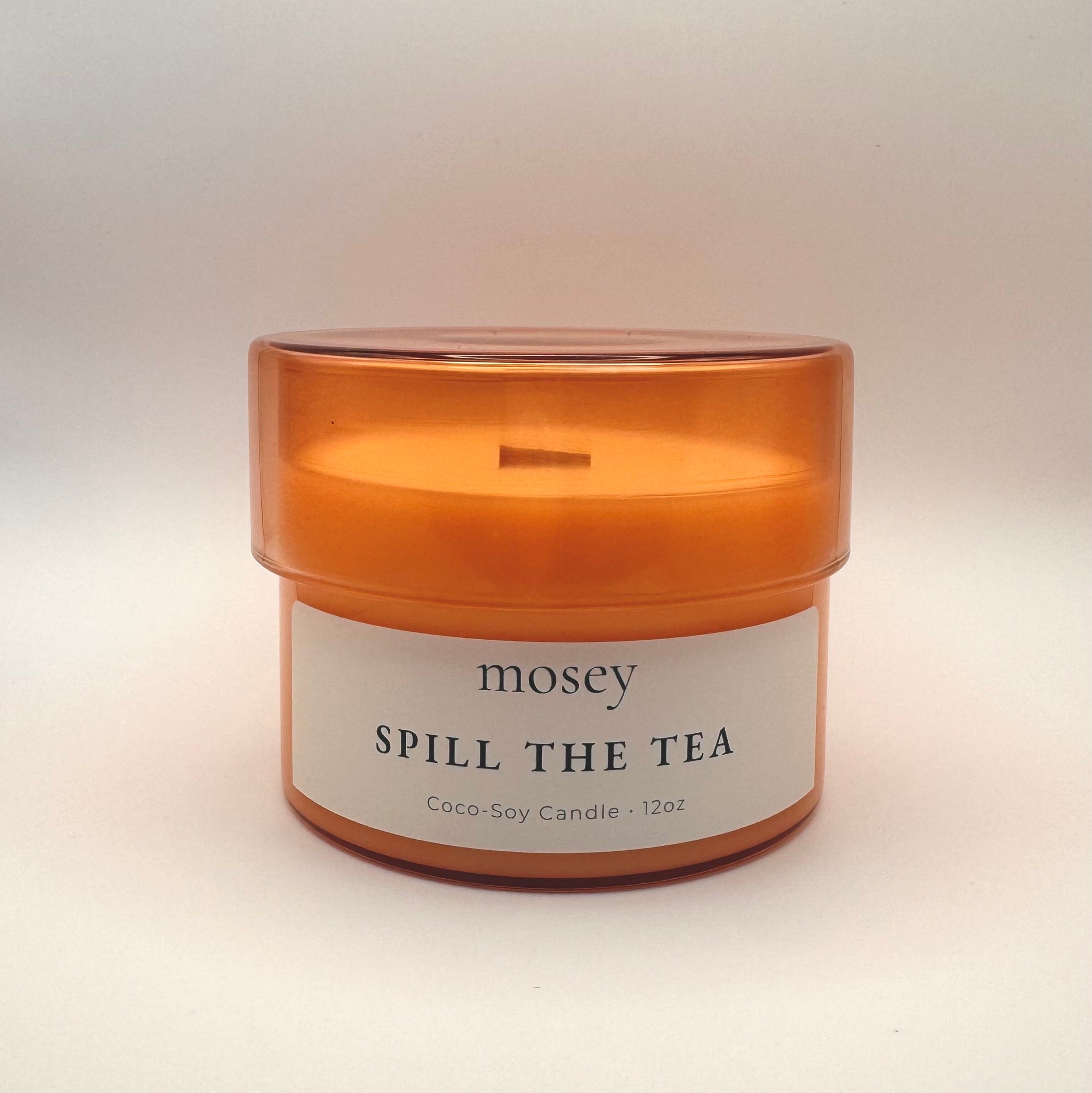Spill The Tea 12oz Glass Candle